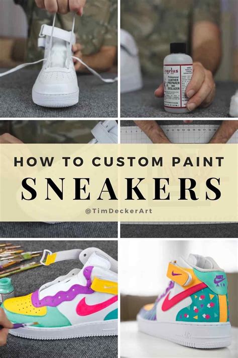 how to spray paint sneakers